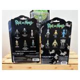 A set of three detailed Rick and Morty Funko 6" action figures; Purge Suit Rick, Purge Suit Morty & Regular Morty (2018) A set of three detailed Rick and Morty Funko 6" action figures; Purge Suit Rick, Purge Suit Morty & Regular Morty (2018)
