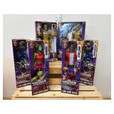 Set of six large-scale 12" Guardians of the Galaxy action figures from Hasbro’s 2016 Titan Hero Series Set of six large-scale 12" Guardians of the Galaxy action figures from Hasbro’s 2016 Titan Hero Series