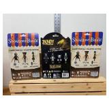 A collectible set featuring two figures from the 2019 Shadow Bandit series and one from the 2017 Bendy and the Ink Machine A collectible set featuring two figures from the 2019 Shadow Bandit series and one from the 2017 Bendy and the Ink Machine