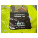 Lot of (4) New Key Hi-Vis Waffle Knit Long Sleeve T-Shirts – 3XLT (Tall), ANSI Class 3 Lot of (4) New Key Hi-Vis Waffle Knit Long Sleeve T-Shirts – 3XLT (Tall), ANSI Class 3
