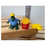 7-Piece Lot of Vintage McDonald’s Happy Meal Toys from the 80s & 90s 1987 Transformer fries, 1990s Dinosaurs 7-Piece Lot of Vintage McDonald’s Happy Meal Toys from the 80s & 90s 1987 Transformer fries, 1990s Dinosaurs