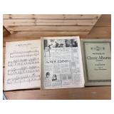 Assorted Vintage Sheet Music, Magazines & Instruction Books (Pre-1940s Collection – 20+ Pieces) for piano, saxophone, and clarinet Assorted Vintage Sheet Music, Magazines & Instruction Books (Pre-1940s Collection – 20+ Pieces) for piano, saxophone, and clarinet
