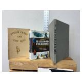 Collection of 7 Railroad & Steam Engine Books Steam, Grain and Sawdust, A Treasury of Railroad Folklore, The Great Iron Trail Collection of 7 Railroad & Steam Engine Books Steam, Grain and Sawdust, A Treasury of Railroad Folklore, The Great Iron Trail