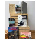 Collection of 7 Railroad & Steam Engine Books Steam, Grain and Sawdust, A Treasury of Railroad Folklore, The Great Iron Trail Collection of 7 Railroad & Steam Engine Books Steam, Grain and Sawdust, A Treasury of Railroad Folklore, The Great Iron Trail