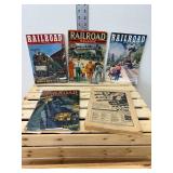 Vintage Railroad Magazine Lot – 5 Issues (1937, 1938, 1945, 1953, & 1954) Vintage Railroad Magazine Lot – 5 Issues (1937, 1938, 1945, 1953, & 1954)