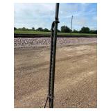 Antique 66-Inch Copper Spear Lightning Rod with Twist Metal Roof Bracket (It appears the copper has been shot) Antique 66-Inch Copper Spear Lightning Rod with Twist Metal Roof Bracket (It appears the copper has been shot)