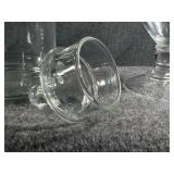 Set of Three Hand-Blown Apothecary Jars with Teardrop Lids Set of Three Hand-Blown Apothecary Jars with Teardrop Lids
