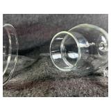 Set of Three Hand-Blown Apothecary Jars with Teardrop Lids Set of Three Hand-Blown Apothecary Jars with Teardrop Lids