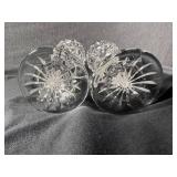 2 Hofbauer Lead Crystal Byrdes Pair – 7" Vintage German Figural Bird Candlestick Holders 2 Hofbauer Lead Crystal Byrdes Pair – 7" Vintage German Figural Bird Candlestick Holders
