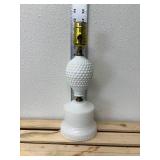Mid-Cent 1950s White Milk Glass Hobnail Polka Dot Electric Table Lamp - Excellent Condition Mid-Cent 1950s White Milk Glass Hobnail Polka Dot Electric Table Lamp - Excellent Condition