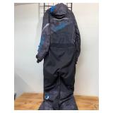 Like-New Men’s XL Castle X Freedom Insulated Mono Suit – Black/Graphite Camo with Royal Blue Accents - Excellent Condition Like-New Men’s XL Castle X Freedom Insulated Mono Suit – Black/Graphite Camo with Royal Blue Accents - Excellent Condition