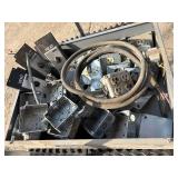 18” x 24” Electrical Box with Multiple Industrial Metal Outlet Boxes, Outlet Covers, and Three Timing Dials 18” x 24” Electrical Box with Multiple Industrial Metal Outlet Boxes, Outlet Covers, and Three Timing Dials