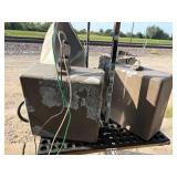 Six Industrial Halogen Lights – Includes Smaller Box, Ceramic Ballast, Aluminum Shade with Cast-Iron Casing, and Electric Cord Six Industrial Halogen Lights – Includes Smaller Box, Ceramic Ballast, Aluminum Shade with Cast-Iron Casing, and Electric Cord