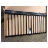 Aria Railing 36 in. x 69.43 in. Black Powder Coated Aluminum Preassembled Deck Railing Customer Returns See Pictures