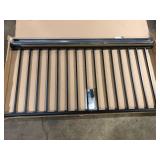 Aria Railing 36 in. x 69.43 in. Black Powder Coated Aluminum Preassembled Deck Railing Customer Returns See Pictures