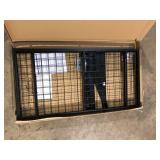 FLEXIMOUNTS 24 in. x 48 in. Heavy Duty Wall Shelf with Brackets in Black   Customer Returns See Pictures
