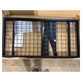 FLEXIMOUNTS 24 in. x 48 in. Heavy Duty Wall Shelf with Brackets in Black   Customer Returns See Pictures