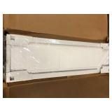 48 in. x 80.5 in. 2-Panel White MDF Sliding Door   Customer Returns See Pictures