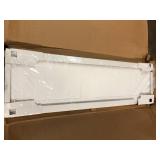 48 in. x 80.5 in. 2-Panel White MDF Sliding Door   Customer Returns See Pictures