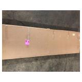 48 in. x 80.5 in. 2-Panel White MDF Sliding Door   Customer Returns See Pictures
