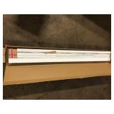 Home Decorators Collection White Cordless Room Darkening Faux Wood Blind with 2 in. Slats - 72.5 in. W x 72 in. L (Actual 72 in. W x 72 in. L)    Customer Returns See Pictures
