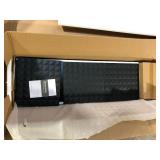 HDX 5 Tier Plastic Adjustable Garage Storage Shelving Unit in Black (48 in. W x 75 in. H x 20 in. D)  Customer Returns See Pictures