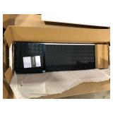 HDX 5 Tier Plastic Adjustable Garage Storage Shelving Unit in Black (48 in. W x 75 in. H x 20 in. D)  Customer Returns See Pictures