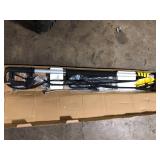 Angel Sar 24 ft. Aluminum Telescoping Pressure Washer Wand, Gutter Cleaner Attachment with 5 Spray Nozzle Tips   Customer Returns See Pictures