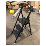 Gorilla Ladders 3-Step Pro-Grade Steel Step Stool, 300 lbs. Load Capacity Type IA Duty Rating (9ft. Reach Height)   Customer Returns See Pictures