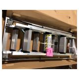 Louisville Ladder Energy Efficient 7 ft. 8 in. to 10 ft. 3 in., 22.5 in. x 54 in. Insulated Aluminum Attic Ladder, 375 lbs. Load Capacity  Customer Returns See Pictures