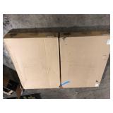 Lot of Hampton Bay Avondale 9 in. W x 24 in. D x 34.5 in. H Ready to Assemble Plywood Shaker Base Kitchen Cabinet in Alpine White Customer Returns See Pictures