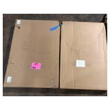 Lot of Hampton Bay Avondale 9 in. W x 24 in. D x 34.5 in. H Ready to Assemble Plywood Shaker Base Kitchen Cabinet in Alpine White Customer Returns See Pictures