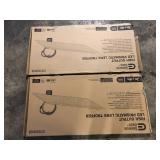 Lot of Commercial Electric 2 ft. x 4 ft. 128-Watt Equivalent Integrated LED High Output Prismatic Lens White Troffer, 3500K/4000K/5000K    Customer Returns See Pictures