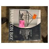 Hampton Bay Lainey 4-Light Bronze Chandelier Light Fixture with Clear Glass Shades Customer Returns See Pictures