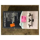 Hampton Bay Redfield 3-Light Directional Track Fixture Dark Bronze Finish  Customer Returns See Pictures
