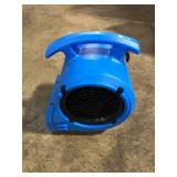 B-Air 1/8 HP Air Mover Carpet Dryer Floor Blower Fan for Home Use in Blue   Customer Returns See Pictures