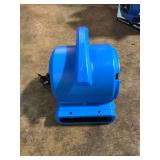 B-Air 1/8 HP Air Mover Carpet Dryer Floor Blower Fan for Home Use in Blue   Customer Returns See Pictures