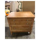 Harper & Bright Designs 27.3 in. W x 17.3 in. D x 26 in. H Modern 3-Drawer Hazel Solid Wood Nightstand    Customer Returns See Pictures