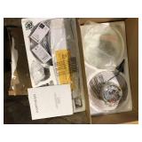Hampton Bay North Pond 52 in. Indoor/Outdoor LED Matte White Ceiling Fan with Light Kit, Reversible Motor and Reversible Blades   Customer Returns See Pictures