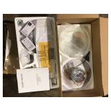 Hampton Bay North Pond 52 in. Indoor/Outdoor LED Matte White Ceiling Fan with Light Kit, Reversible Motor and Reversible Blades   Customer Returns See Pictures