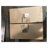 Lot of Home Decorators Collection White Cordless Faux Wood Blinds for Windows with 2 in. Slats - 70 in. W x 72 in. L (Actual Size 69.5 in. W x 72 in. L)   Customer Returns See Pictures