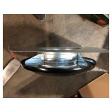 Master Flow 144 sq. in. NFA Galvanized Steel Static Dome Roof Vent in Black    Customer Returns See Pictures