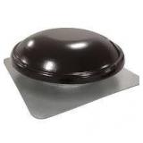 Master Flow 144 sq. in. NFA Galvanized Steel Static Dome Roof Vent in Black    Customer Returns See Pictures