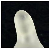 Fostoria Frosted Satin Glass Madonna Figurine with Light Up Base Fostoria Frosted Satin Glass Madonna Figurine with Light Up Base