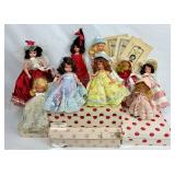Collection of Vintage Nancy Ann Storybook Dolls - 8 Dolls and 1 Musical Doll "Cruising Down the River" Collection of Vintage Nancy Ann Storybook Dolls - 8 Dolls and 1 Musical Doll "Cruising Down the River"