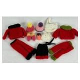 Three Vintage Skipper Dolls and Two Skipper Doll Cases with Original Clothes and Accessories Three Vintage Skipper Dolls and Two Skipper Doll Cases with Original Clothes and Accessories