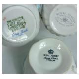 Collection of 11 Teacups & Saucers from Aynsley, Royal Stafford, Rosina, Gladstone, Royal Albert, Windsor and More Collection of 11 Teacups & Saucers from Aynsley, Royal Stafford, Rosina, Gladstone, Royal Albert, Windsor and More