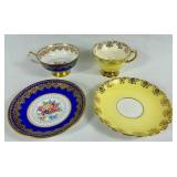 Collection of 11 Teacups & Saucers from Aynsley, Royal Stafford, Rosina, Gladstone, Royal Albert, Windsor and More Collection of 11 Teacups & Saucers from Aynsley, Royal Stafford, Rosina, Gladstone, Royal Albert, Windsor and More