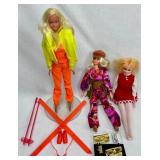 1968 Live Action Barbie & 1974 Sun Valley Barbie with Original Outfits and Vintage Mego Corp Blonde Doll 1968 Live Action Barbie & 1974 Sun Valley Barbie with Original Outfits and Vintage Mego Corp Blonde Doll