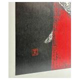 Set of Framed Japanese Woodblock Prints by Kaory Kawano - "Girl with Candle" and "Girl with Small Birds" Set of Framed Japanese Woodblock Prints by Kaory Kawano - "Girl with Candle" and "Girl with Small Birds"